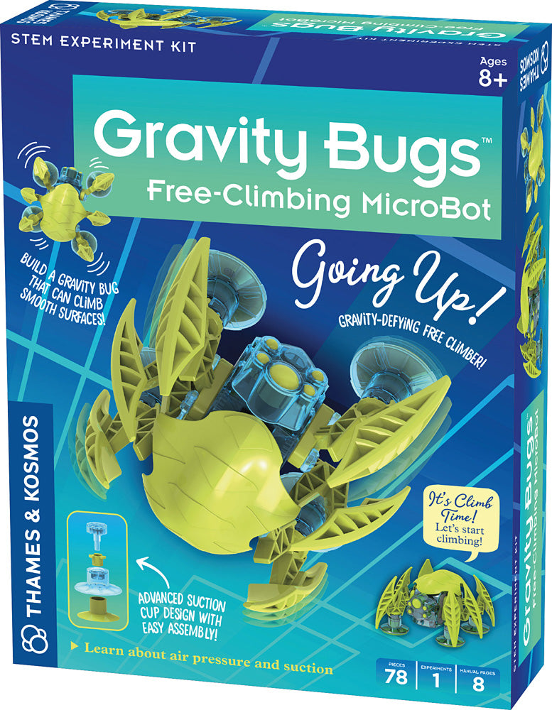 Gravity Bugs Free-Climbing MicroBot