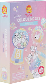 Tiger Tribe Pastel Colouring Set - Kawaii Cafe