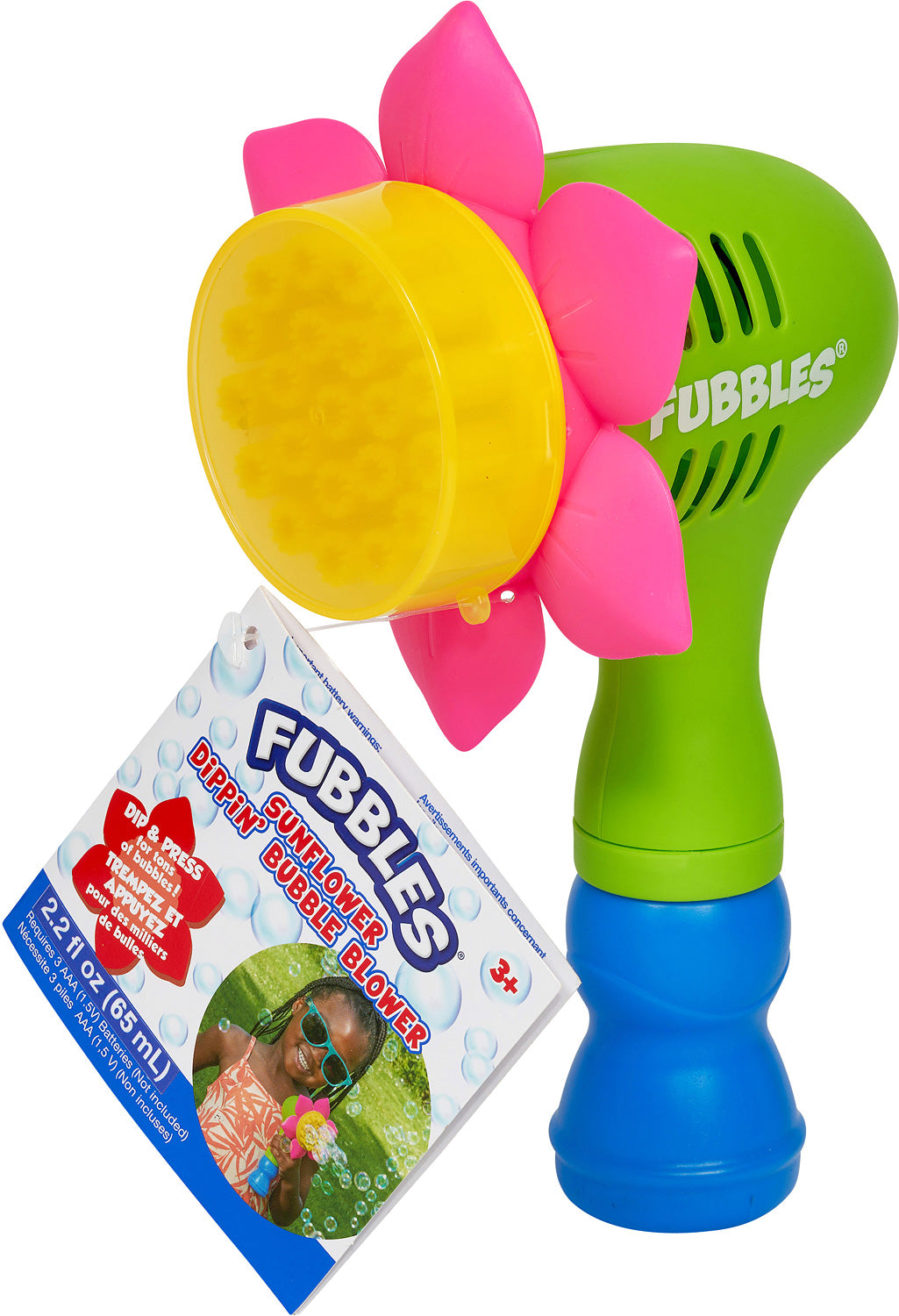 Fubbles Sunflower Dippin' Bubble Blower