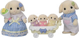 Calico Critters Flora Rabbit Family