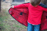 Great Pretenders Reversible Spider/Bat Cape & Mask, Size 3-4