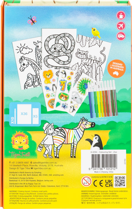 Coloring Set - Zoo