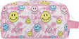 Smiley Tie-Dye Printed Puffer Cosmetic Bag