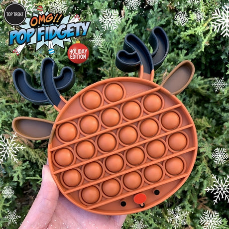 OMG Pop Fidgety -Reindeer XMAS