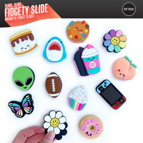 Fidgety Slide - Silent Magnet Fidget Sliders