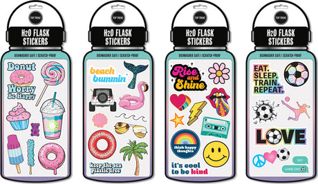 H20 Flask Waterproof Sticker Sheets