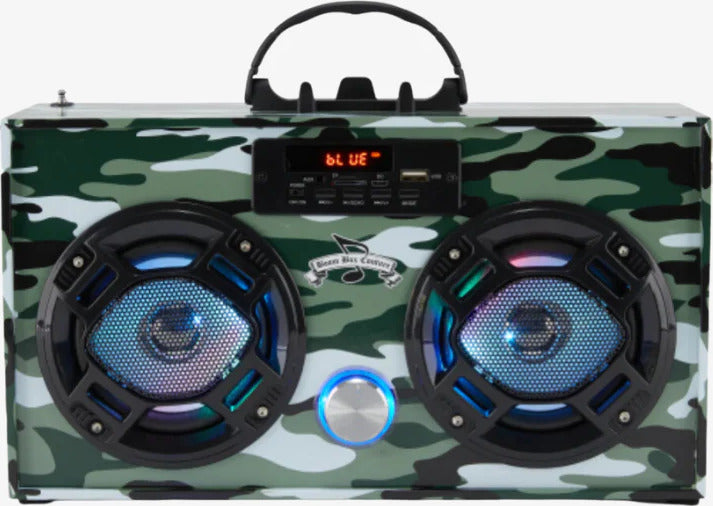 Green Camo Bluetooth Boombox