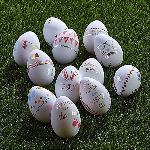 Easter Egg Egg Decorating Tattoo Decal Set 80557 Twos Company