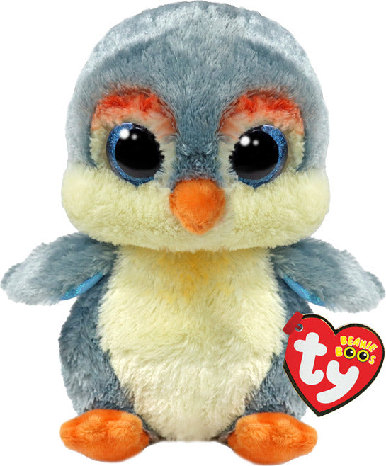 Fisher Gray Penguin Beanie Boos