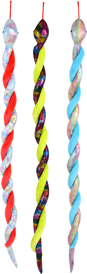 67" Twisty Snake Metallic Assortment B