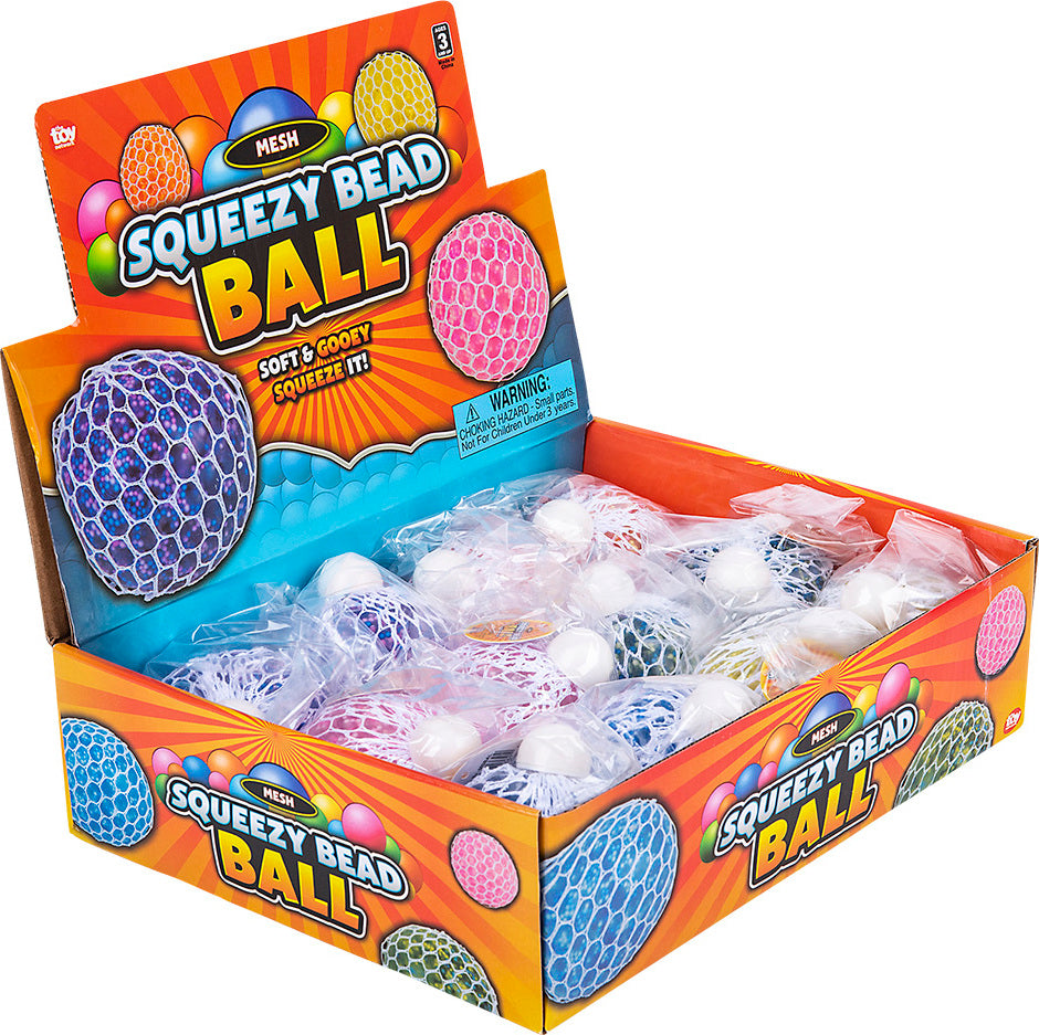 2.75" Squeeze Bead Mesh Ball