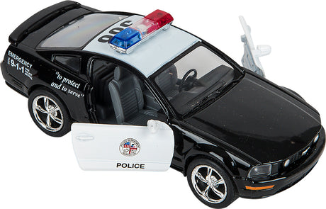 5" Die-cast 2006 Ford Mustang Gt Police Car