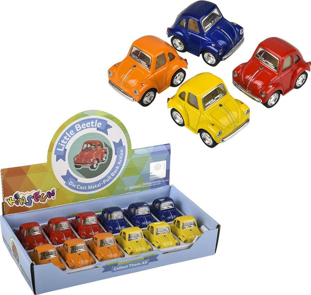 2" Diecast Pull Back VW Mini Beetle (assortment - sold individually)