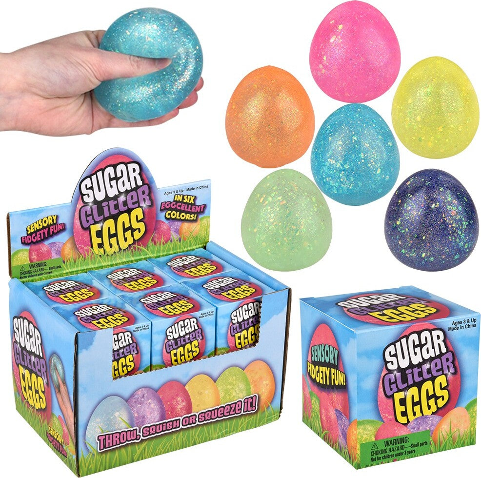 2.5" Squeezy Sugar Eggs