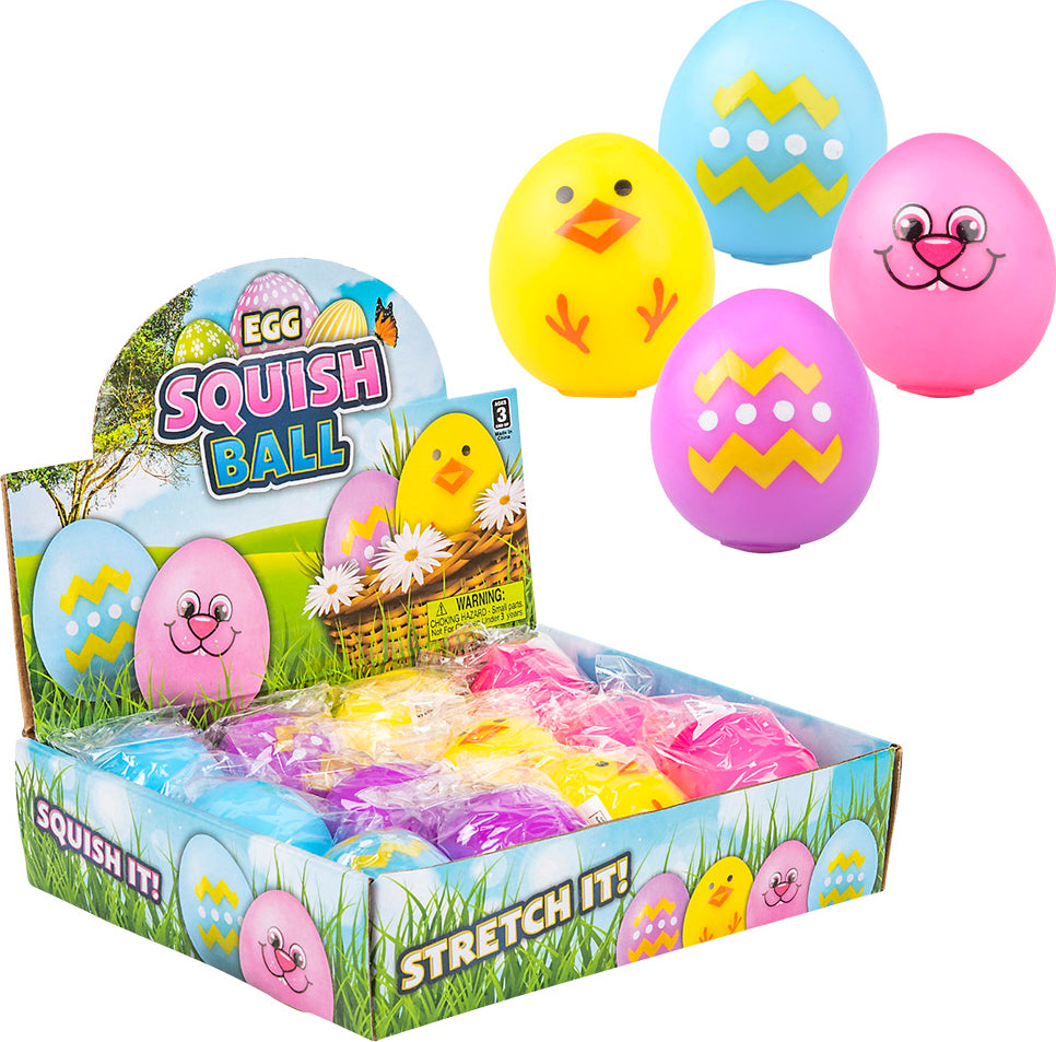 2.33" Squeeze And Stretch Gummi Easter Egg