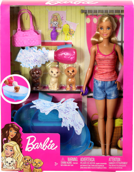 Barbie Puppy Bath Time