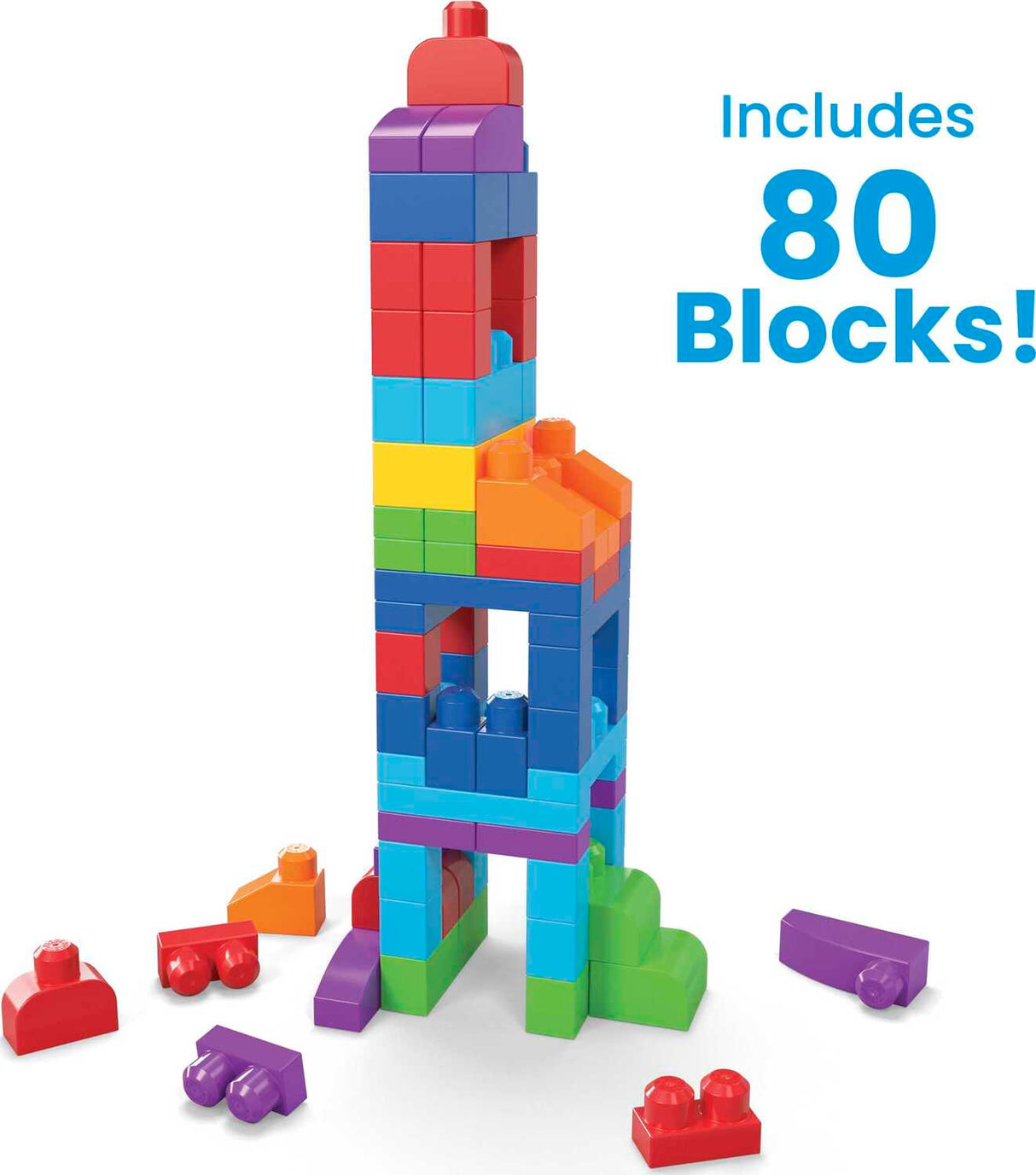 Mega Bloks First Builders Big Building Bag Blue 