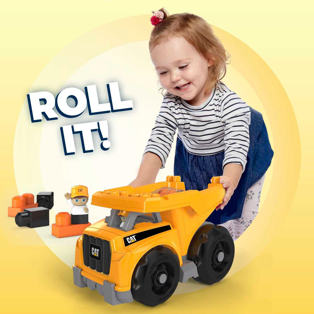 Mega Bloks CAT Large Dump Truck 