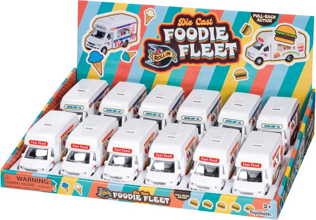 Rollin' Foodie Fleet Die Cast Asst (Assorted)