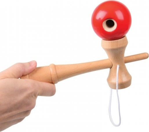 Wooden Kendama w/ Red Ball