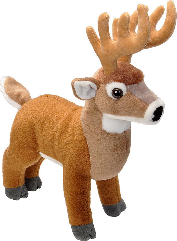 Standing White-Tailed Deer Stuffed Animal - 12"