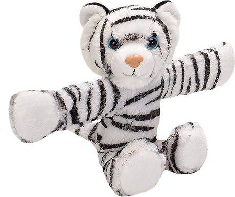 Huggers White Tiger Stuffed Animal - 8"
