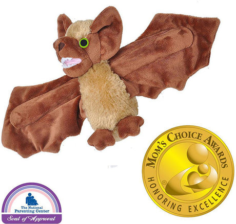 Huggers Brown Bat Stuffed Animal - 8"