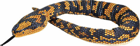 Printed Jungle Carpet Python Snake Stuffed Animal - 54"