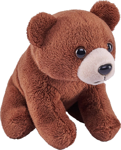 Pocketkins Eco Brown Bear Stuffed Animal - 5"
