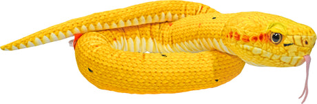 Plush Snake Eyelash Viper Stuffed Animal - 54"